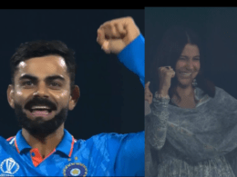 वीडियो: विराट ने बॉल से किया कमाल, अनुष्का का रिएक्शन ने मचाया धमाल, 9 साल बाद हुआ ऐसा , अनिल कपूर के स्टेप में मनाया कोहली ने विराट जश्न Virat did wonders with the ball, Anushka's reaction created a stir, this happened after 9 years, Kohli celebrated Virat in the steps of Anil Kapoor