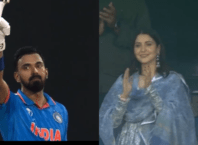 Lokesh Rahul completed a stormy century with a six, Anushka Sharma stood up and clapped, won hearts